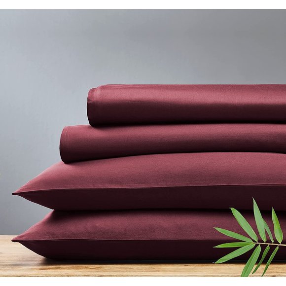 - California Design Den Rayon from 100% Bamboo Sheets King, 4 Piece Set, L… - Picture 2 of 11